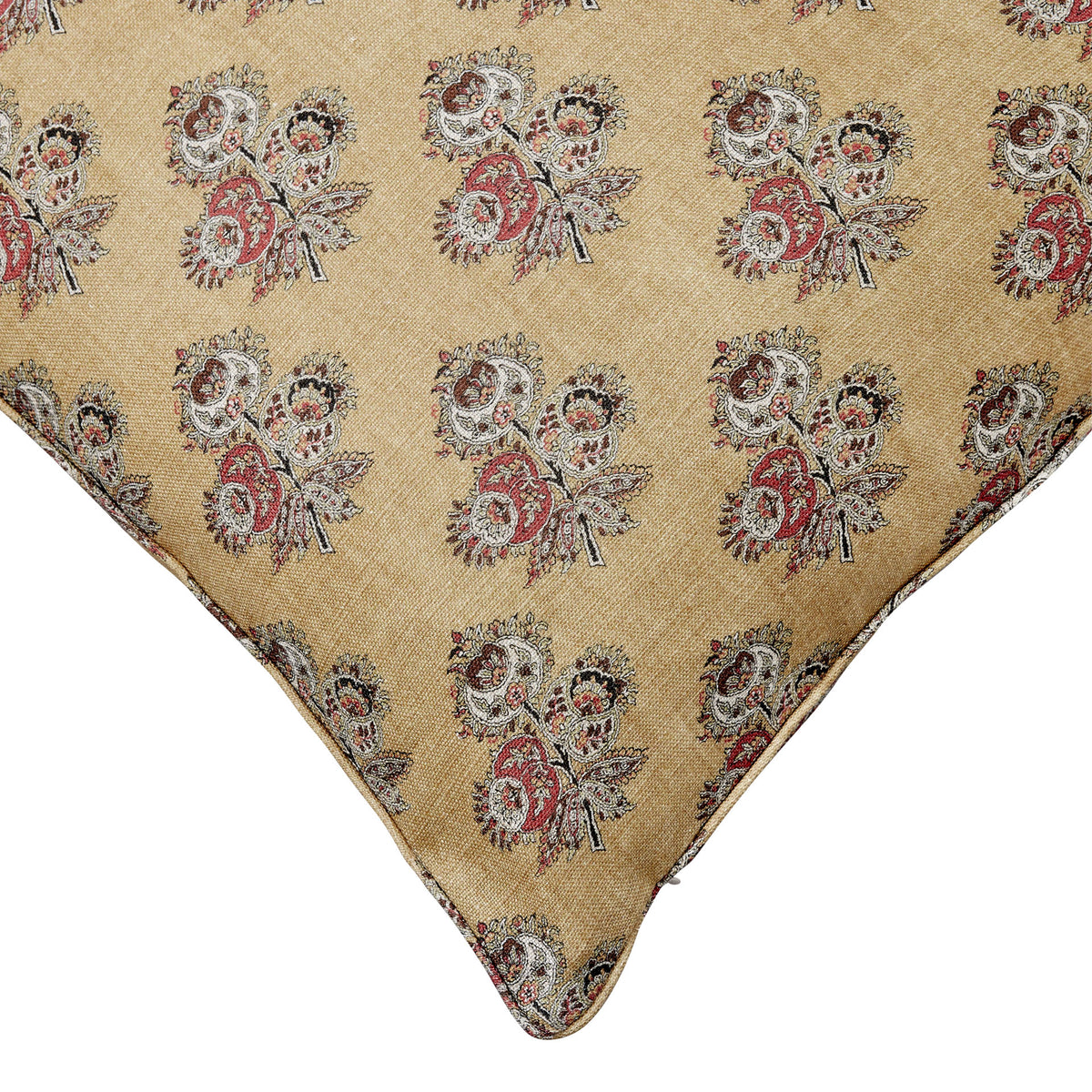 G P & J Baker Poppy Paisley in Ochre Pillows – Noel Pittman