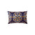 Embroidered Ikat Lumbar Pillow