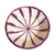 Hand Painted Pinwheel Dinnerware, Purple