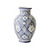 Handpainted Large Blue & White Arabesque Vase