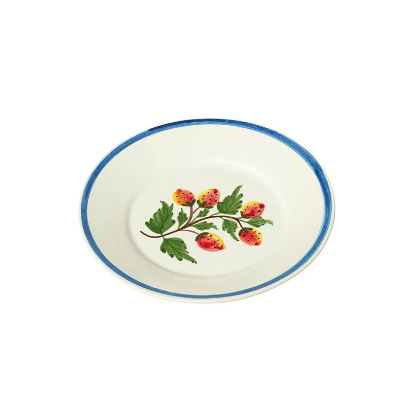 Strawberry Dessert Plate Noel Pittman strawberry-dessert-plate-noel-pittman