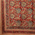 Red and Blue Floral Kalamkari Tablecloth