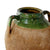 Turkish Two Handle Terracotta Pot with Green Glaze