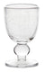 Hand Blown Bubble Water Goblet, set of 4
