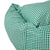 Green Gingham Waterproof Dog Bed - Small